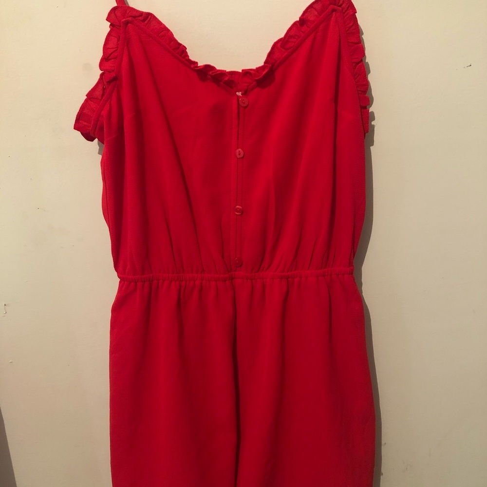 H&M red romper NWOT